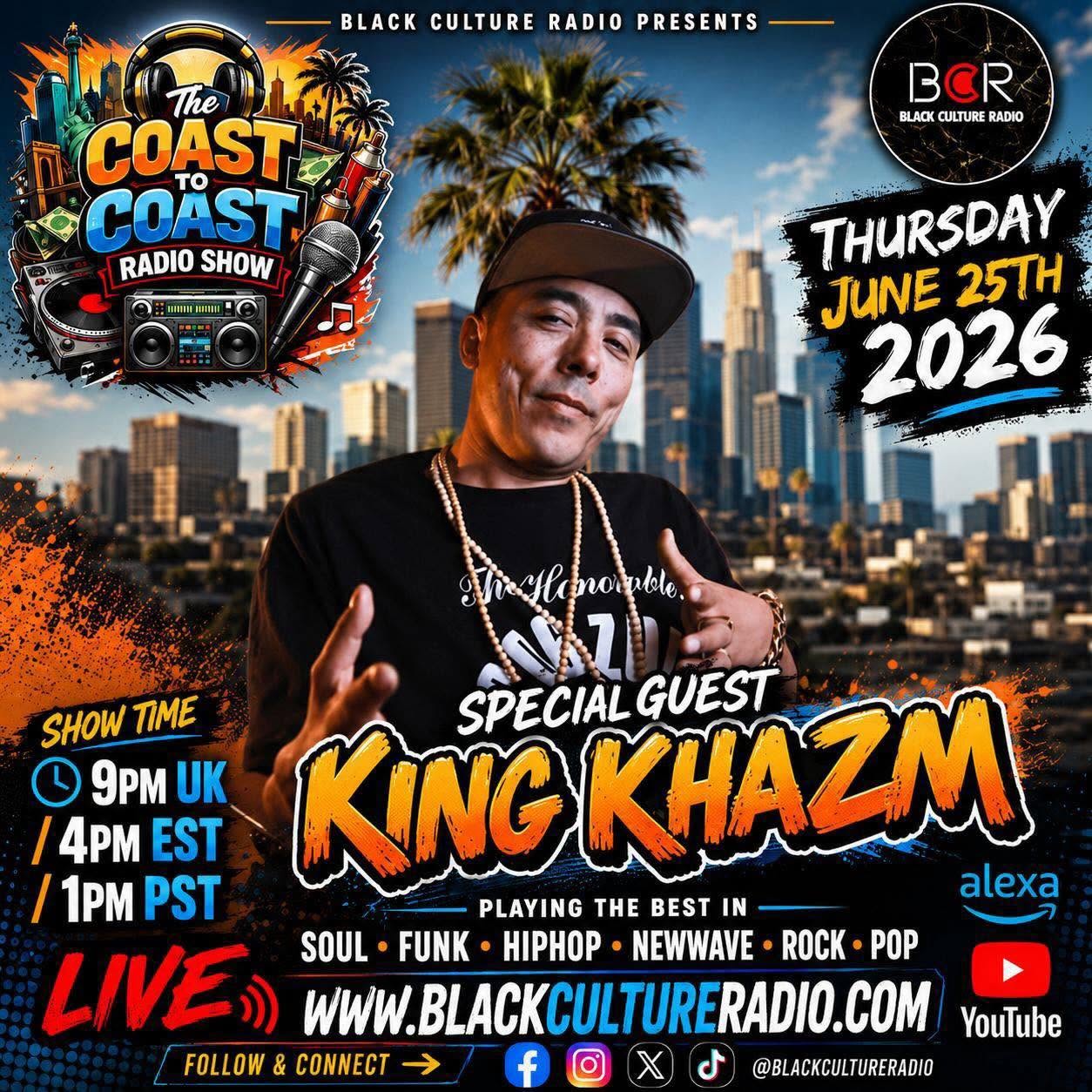 King Khazm on Coast to Coast Radio